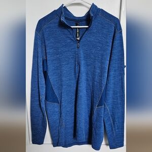 Kuhl Blue Zip Up Sweater